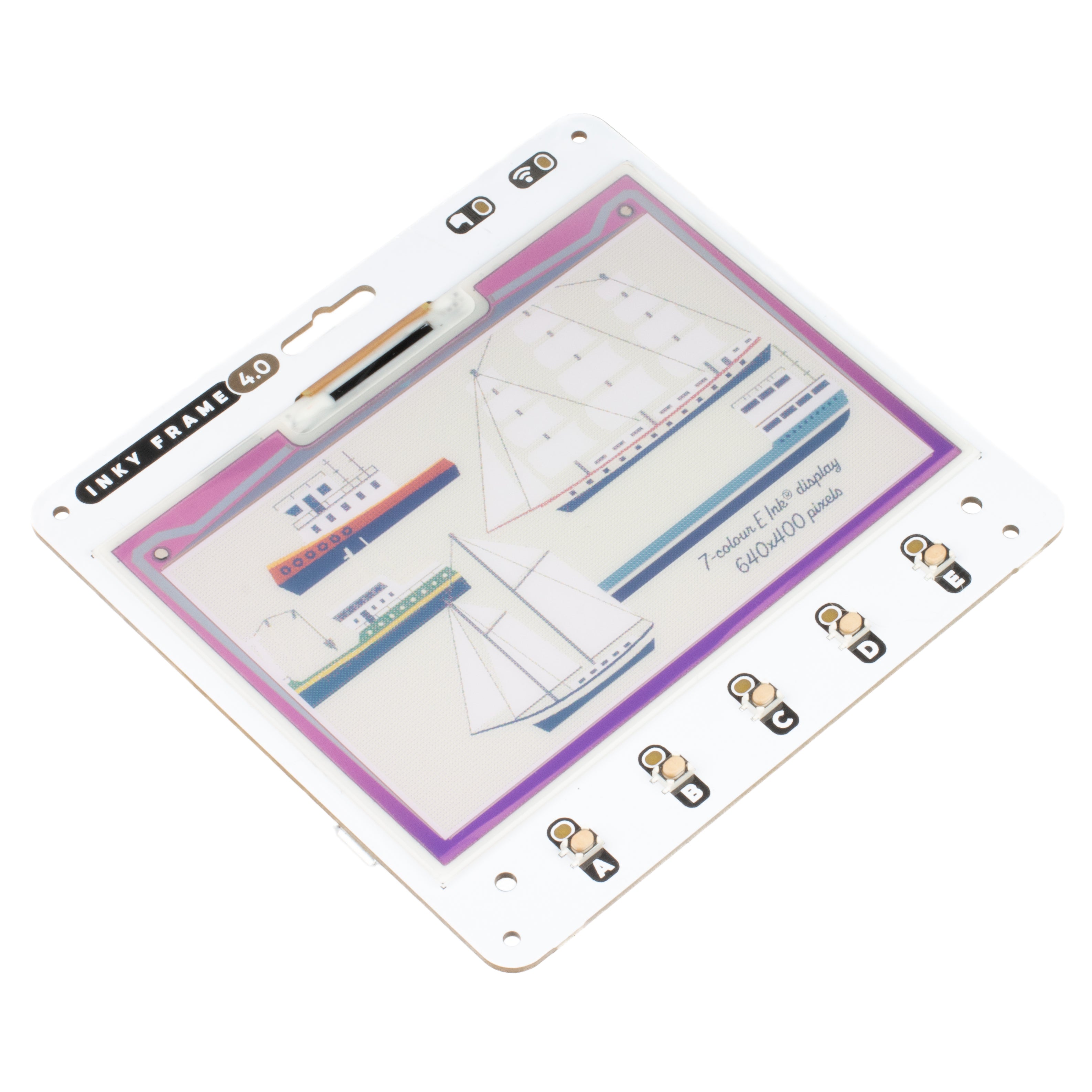 pimoroni-inky-frame-4-0-zoll-e-ink-bilderrahmen-mit-pico-w image 2