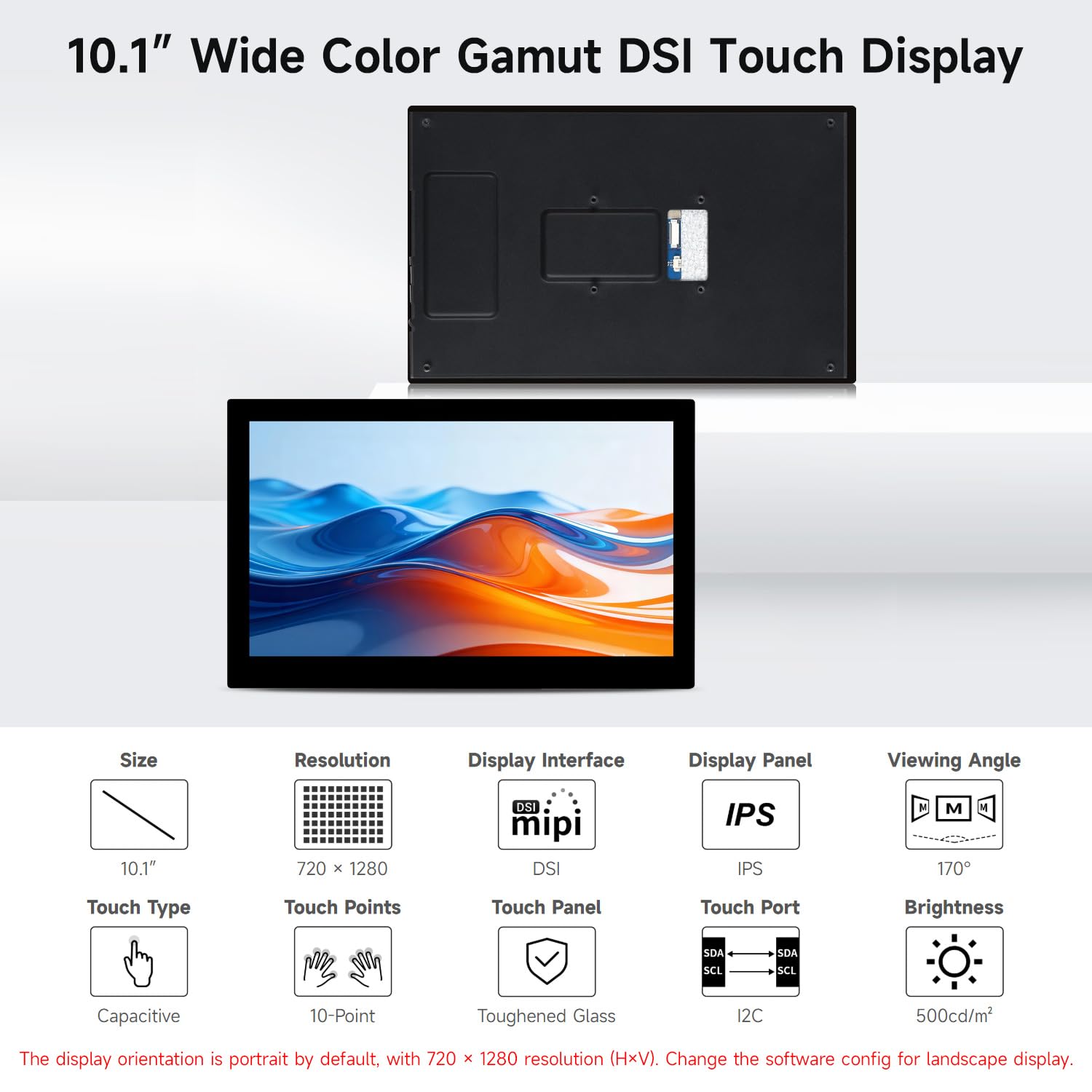 waveshare-10-1-zoll-dsi-touch-display-720x1280-ips-10-punkt-touch-f-r-raspberry- image 3