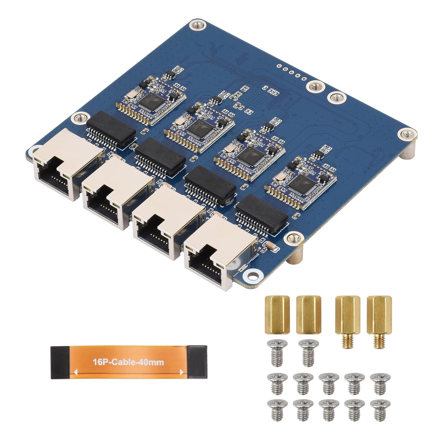 waveshare-pcie-zu-4x-2-5g-ethernet-board-b-f-r-raspberry-pi-5-treiberfrei-plug-p image 1