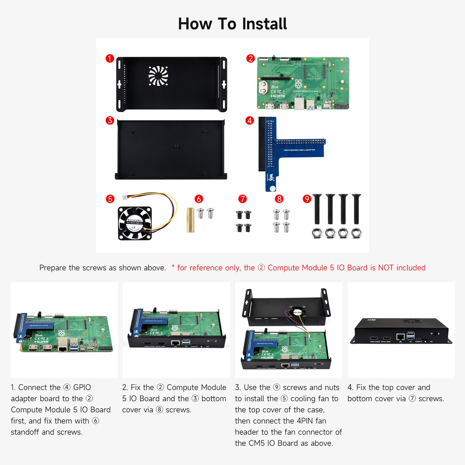 waveshare-cm5-io-board-metallgeh-use-kompatibel-mit-raspberry-pi-compute-module- image 6