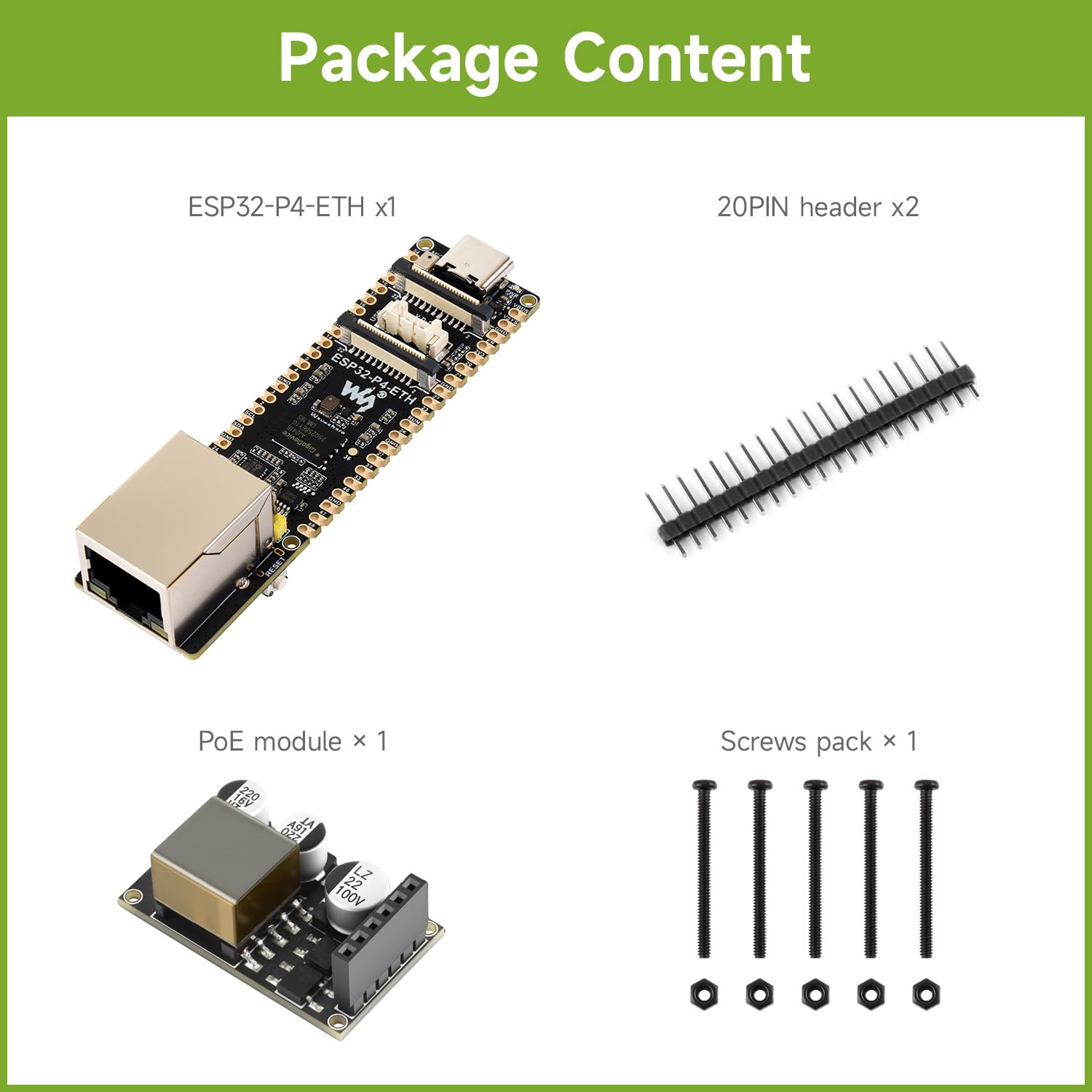 waveshare-esp32-p4-poe-eth-nh-entwicklungsboard-mit-rj45-ethernet image 2