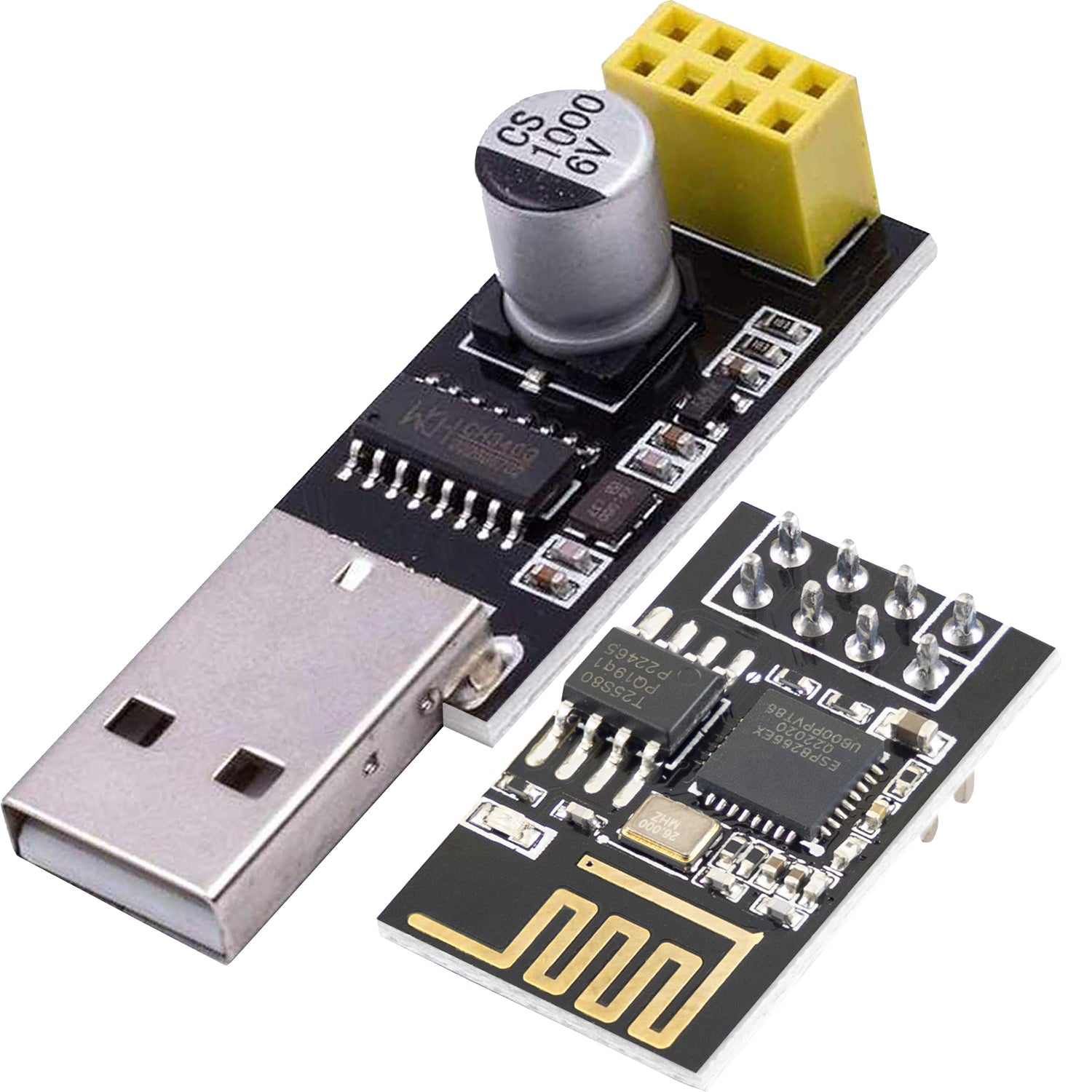 az-delivery-esp8266-esp-01s-wlan-wifi-modul-mit-usb-adapter image 1