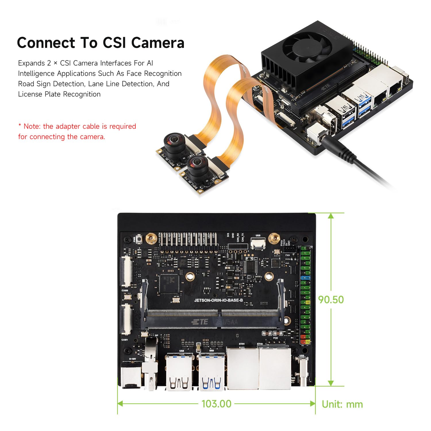 waveshare-jetson-orin-nano-nx-super-dual-ethernet-base-board-tr-gerplatine image 6