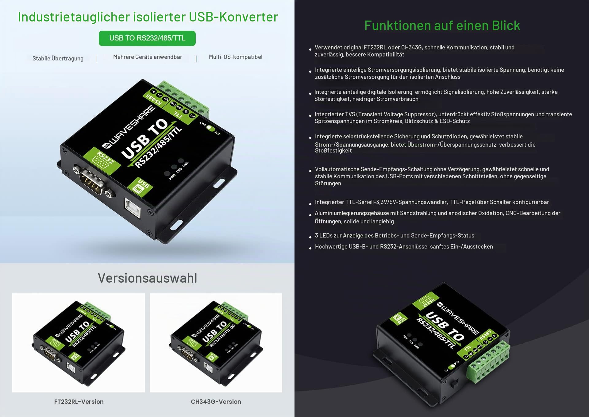waveshare-usb-zu-rs232-485-ttl-interface-konverter-mit-industrieller-isolation image 3