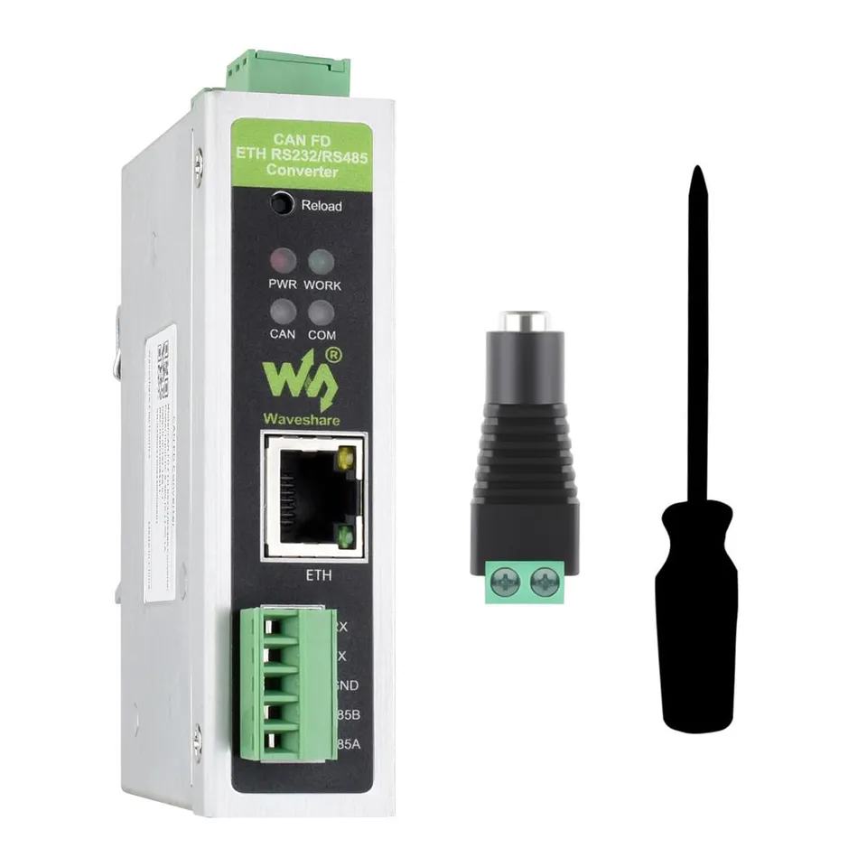waveshare-can-fd-protokollkonverter-auf-eth-rs232-rs485-bidirektional image 1