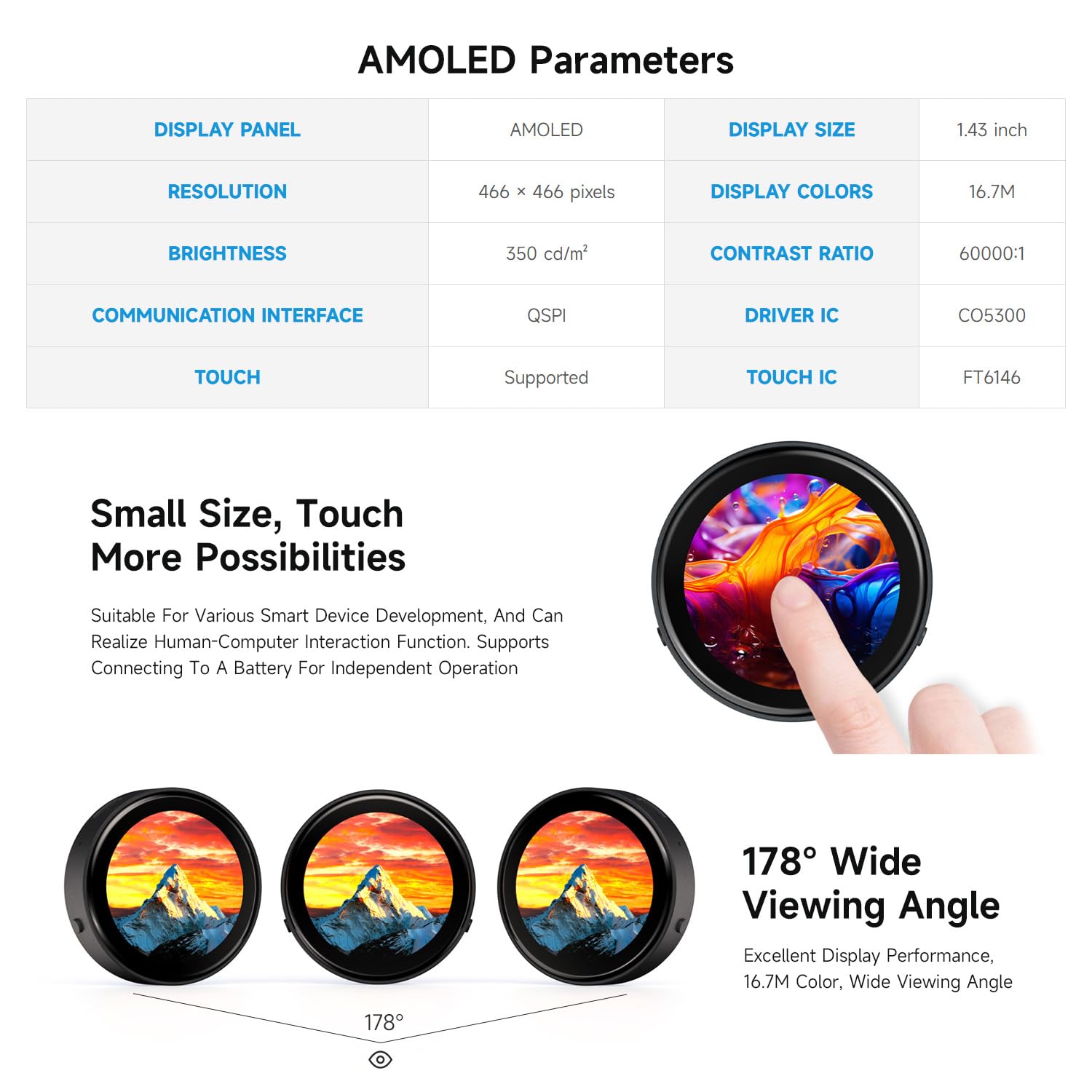 waveshare-esp32-c6-1-43-zoll-amoled-round-touch-display-entwicklungsboard-mit-ge image 5