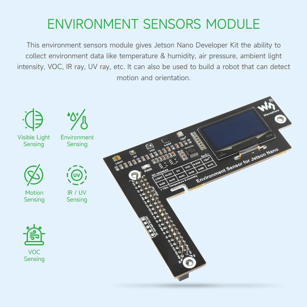 waveshare-environment-sensors-modul-f-r-jetson-nano-1-3-zoll-oled-bme280-icm2094 image 3