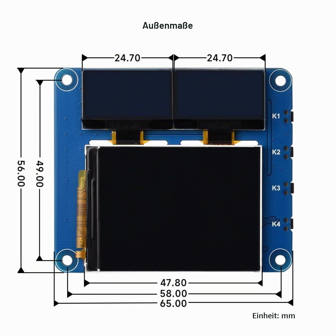 waveshare-oled-lcd-hat-f-r-raspberry-pi-mit-2-zoll-ips-2x-0-96-zoll-oled image 8