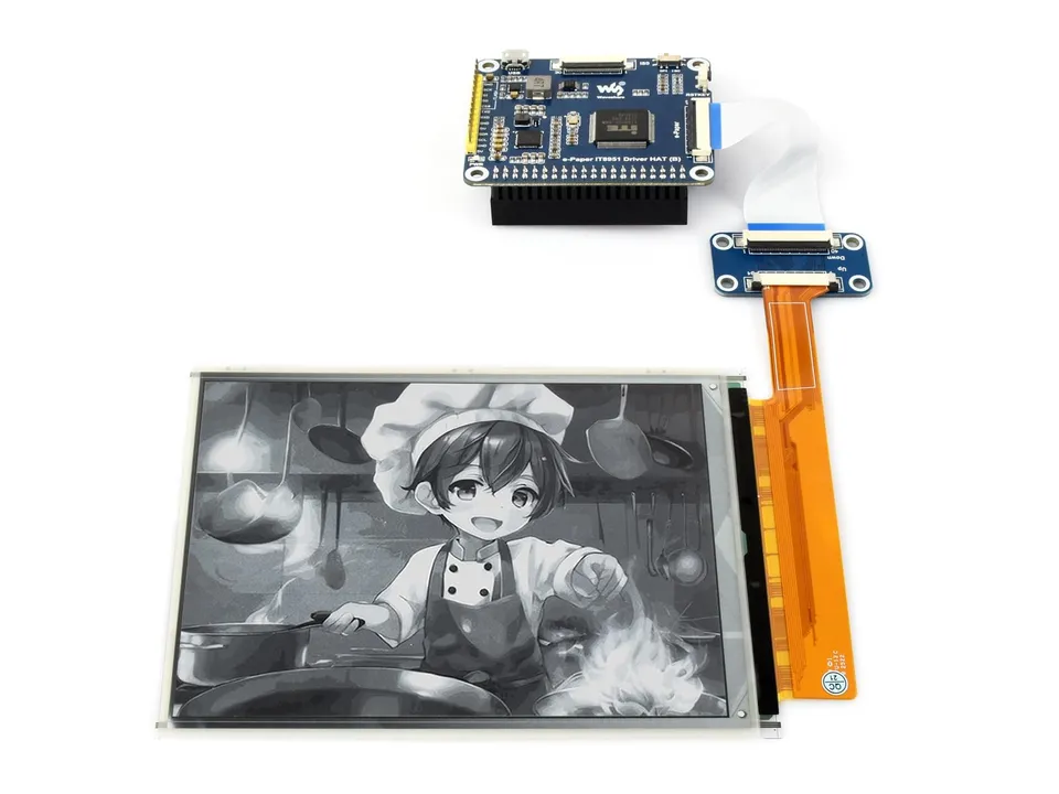 waveshare-6-zoll-e-ink-display-hat-f-r-raspberry-pi-1448-1072-16-graustufen-it89 image 1