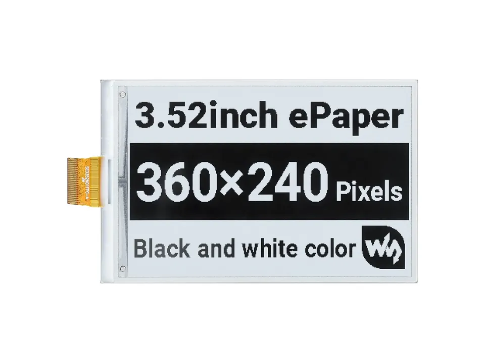 waveshare-3-52-zoll-e-paper-raw-display-360x240-schwarz-wei-spi-ohne-treiberboar image 1