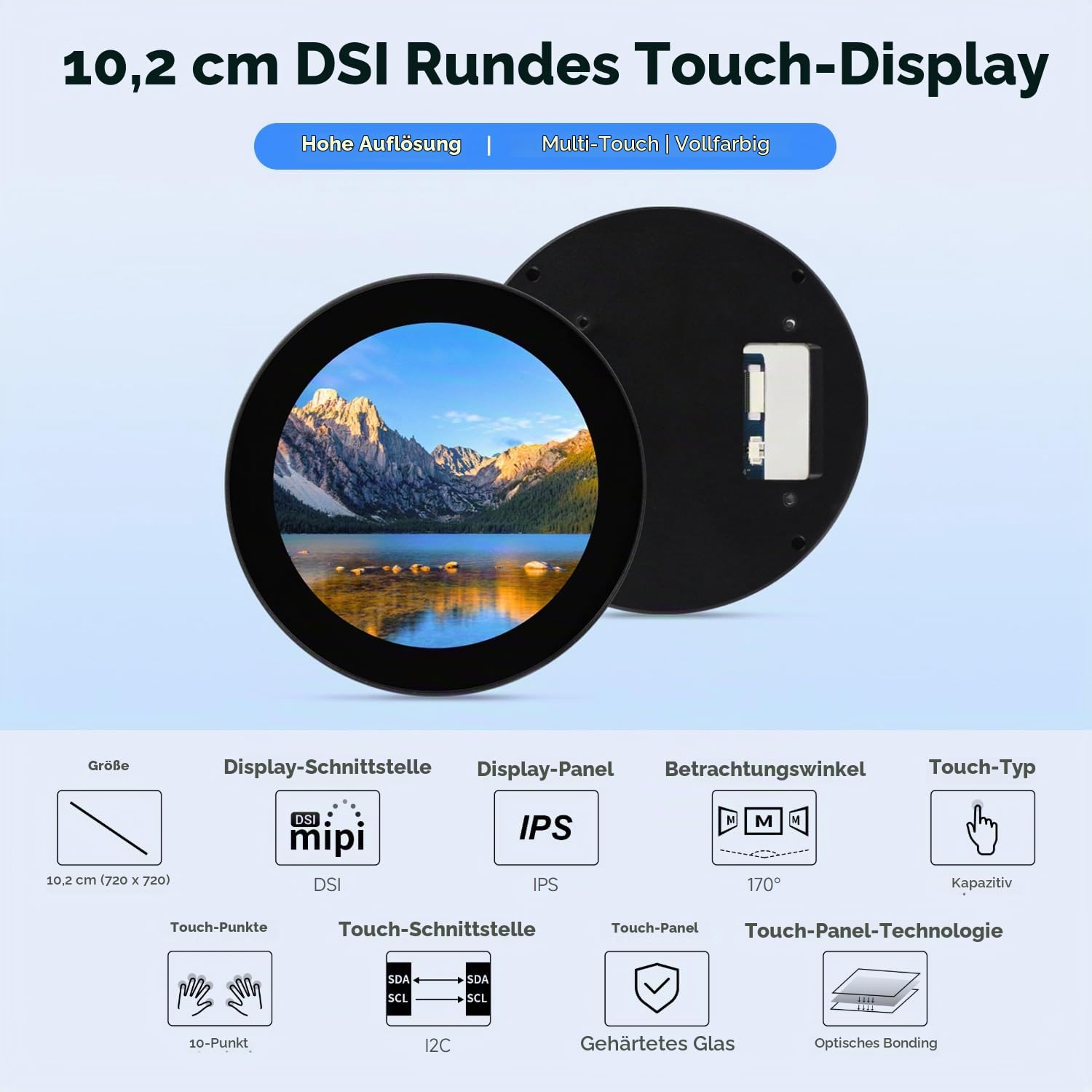 waveshare-4-zoll-dsi-rundes-capacitive-touch-display-720x720-ips image 3