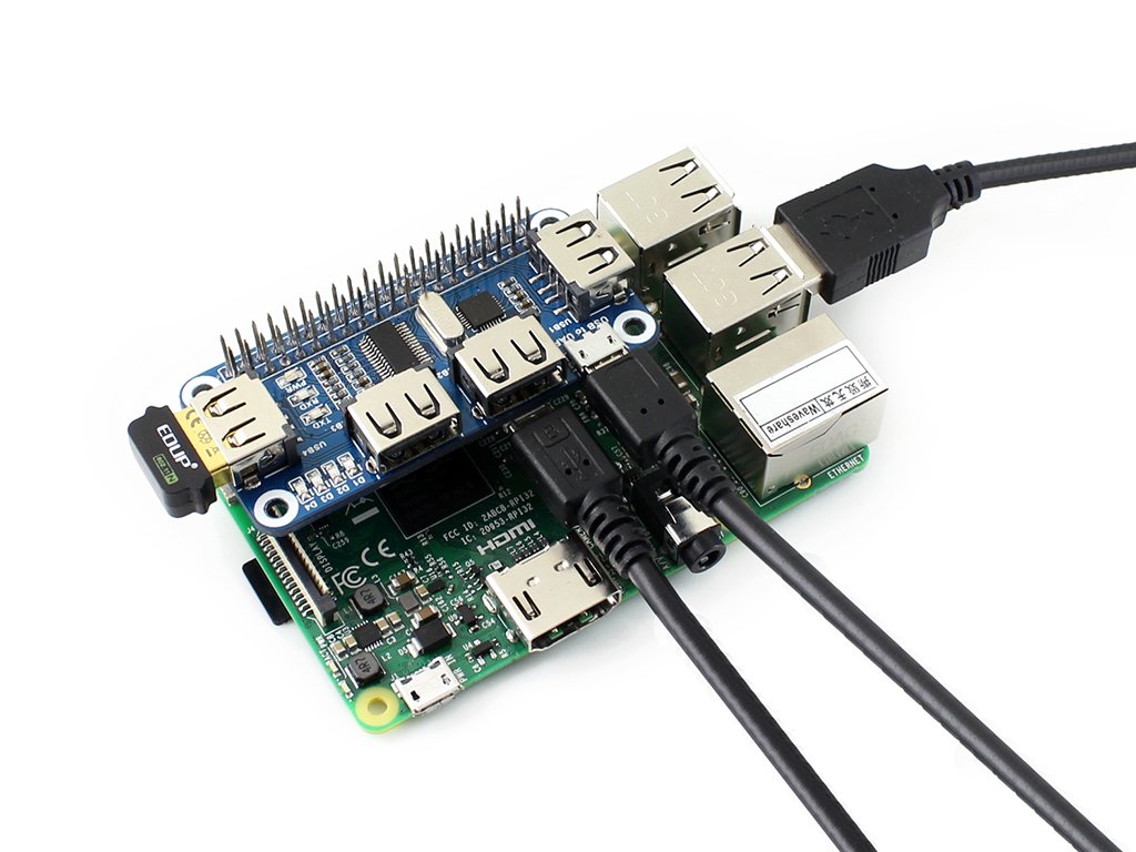waveshare-4-port-usb-hub-hat-usb2-0-mit-usb-zu-uart-f-r-raspberry-pi-zero image 6