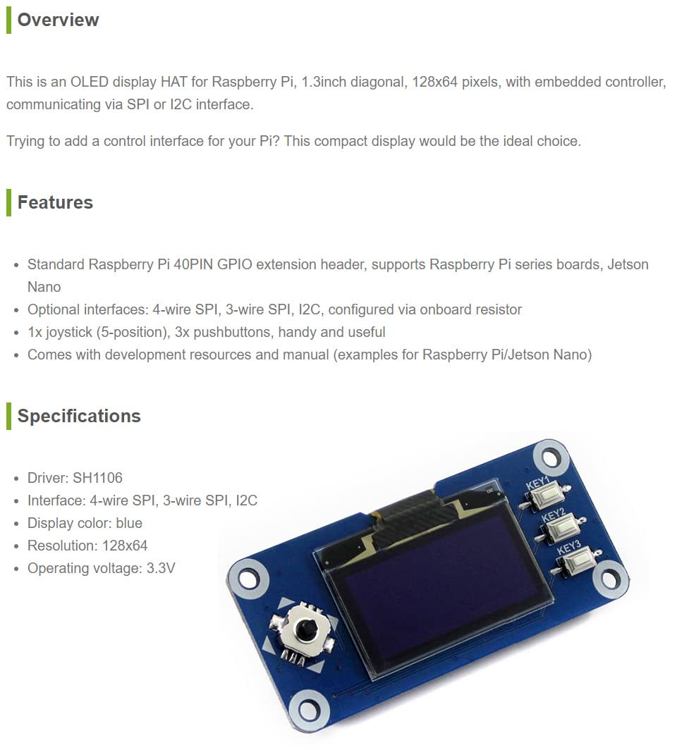waveshare-1-3-zoll-oled-display-hat-128-64-pixel-f-r-raspberry-pi-und-jetson-nan image 3