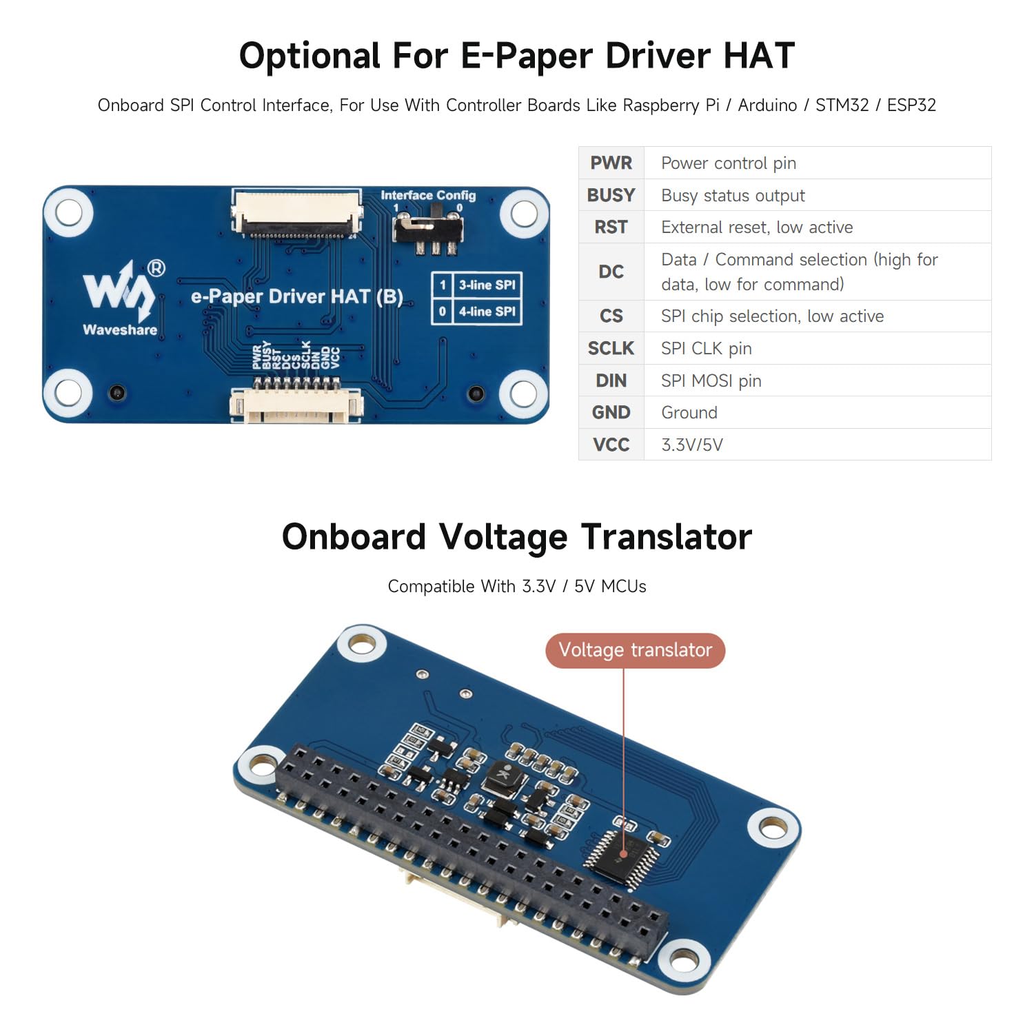 waveshare-5-zoll-e-paper-display-mit-treiber-hat-960x552-schwarz-wei-spi image 6