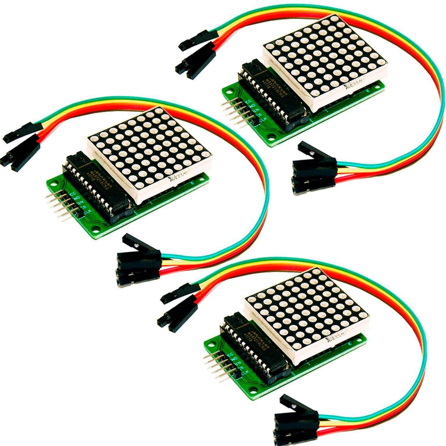 az-delivery-max7219-8x8-led-dot-matrix-anzeigemodul-rot image 4