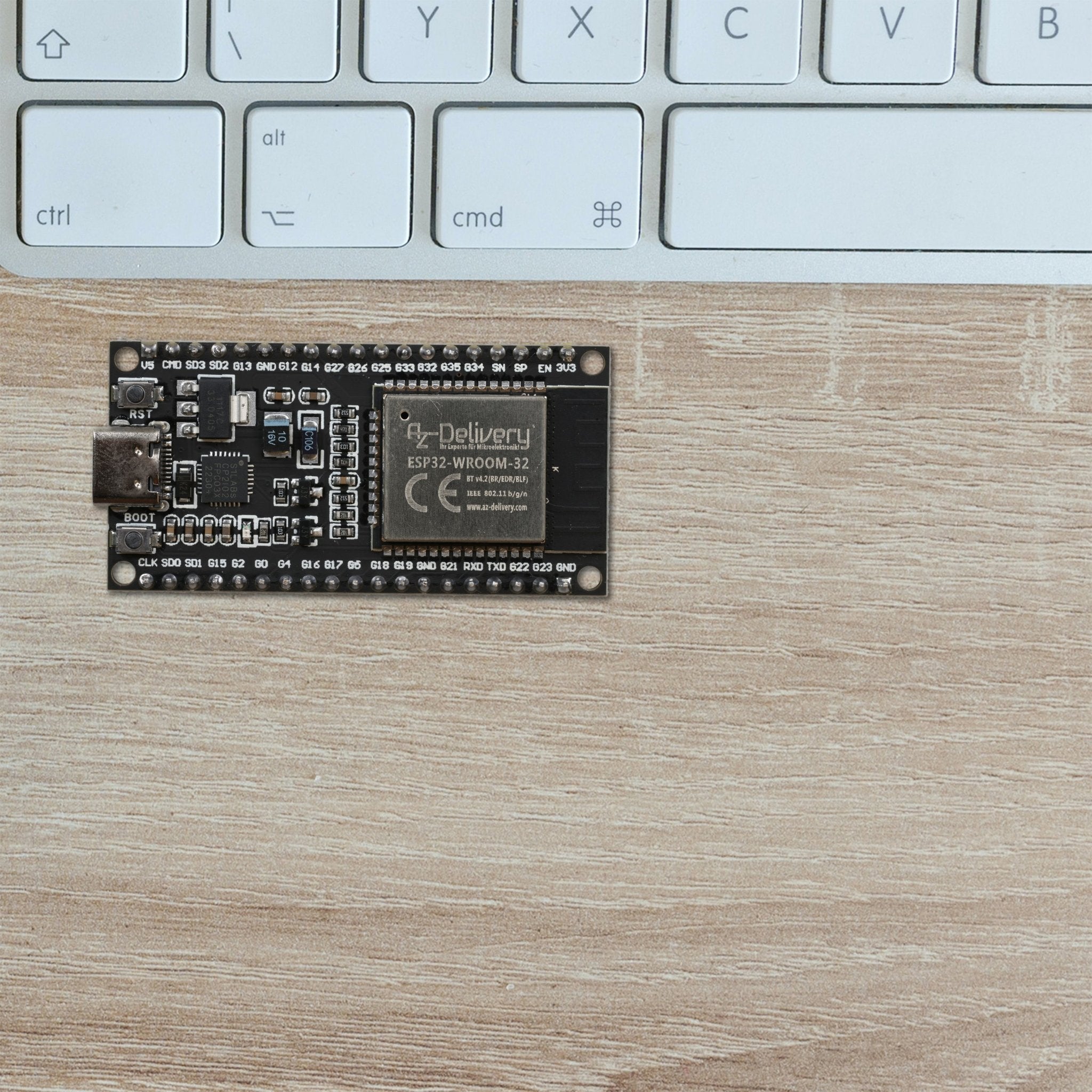 az-delivery-esp32-nodemcu-dev-kit-c-development-board-mit-cp2102-und-usb-c-esp32 image 4