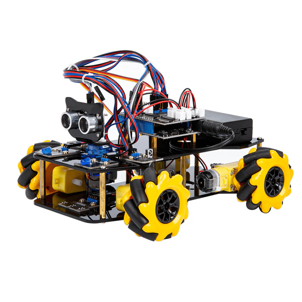az-delivery-stem-roboterauto-starterkit-mecanum-wheels-mit-esp32-controller-boar image 2