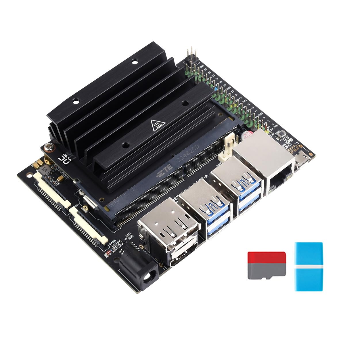 waveshare-jetson-nano-development-expansion-kit-mit-16gb-emmc-core-modul-tr-gerb image 1