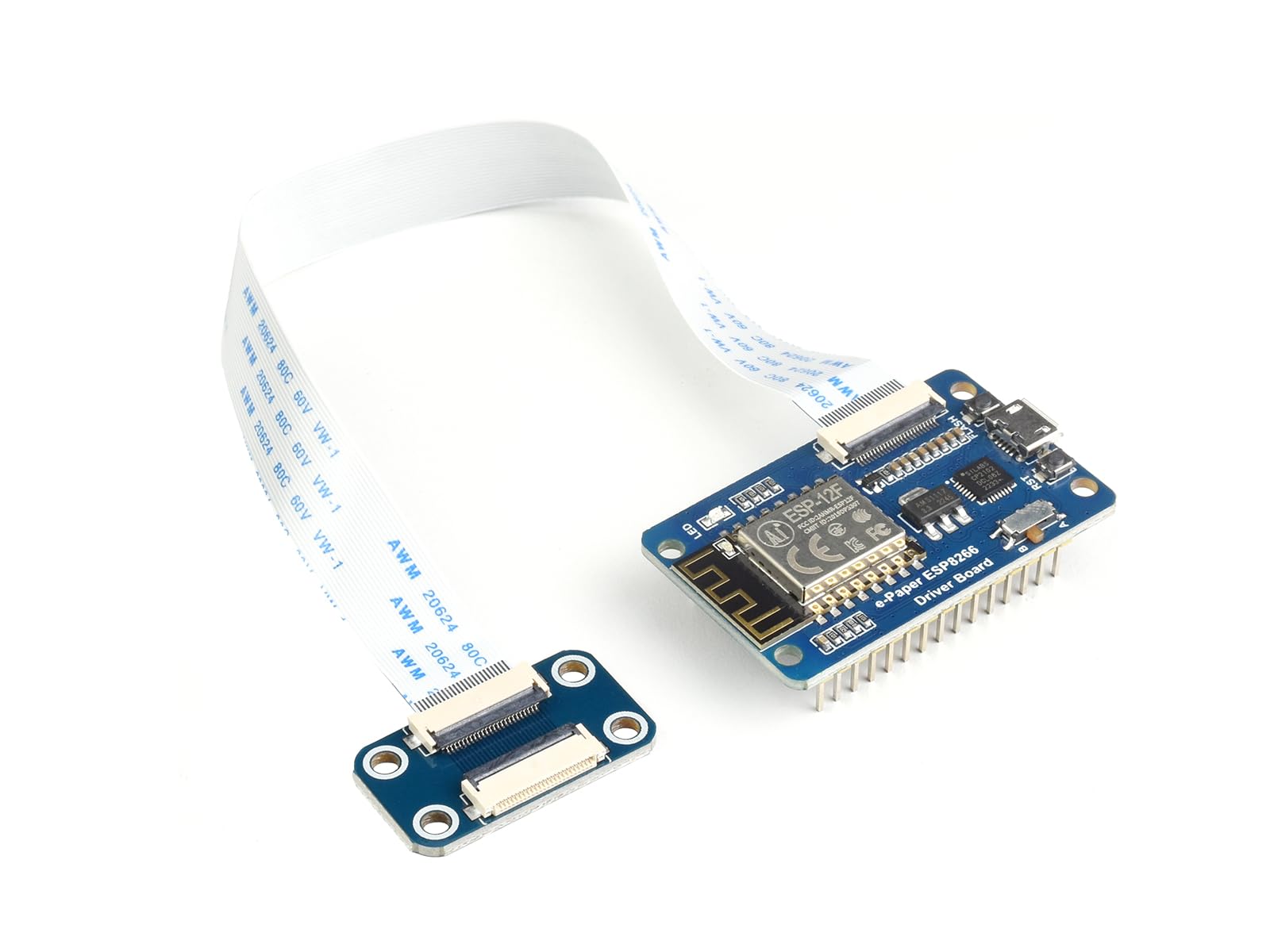 waveshare-universal-e-paper-raw-panel-treiberplatine-mit-esp8266 image 1