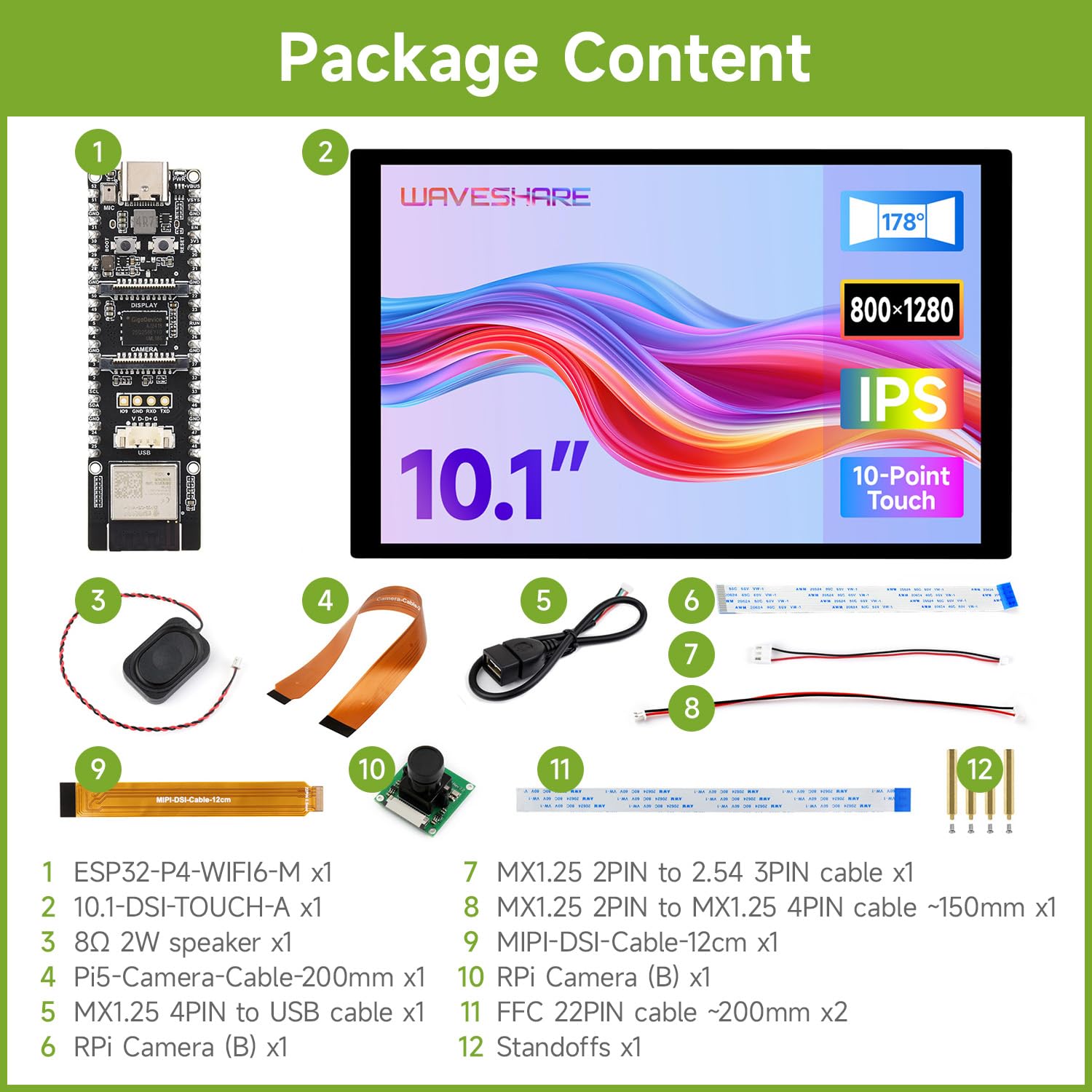 waveshare-esp32-p4-wifi6-kit-b-high-performance-entwicklungsboard image 2