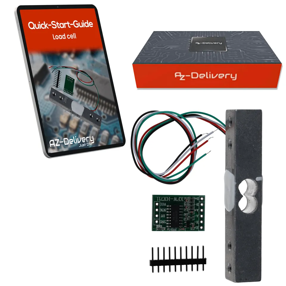 az-delivery-w-gezelle-20kg-mit-hx711-verst-rker-modul-set-f-r-arduino-raspberry- image 1