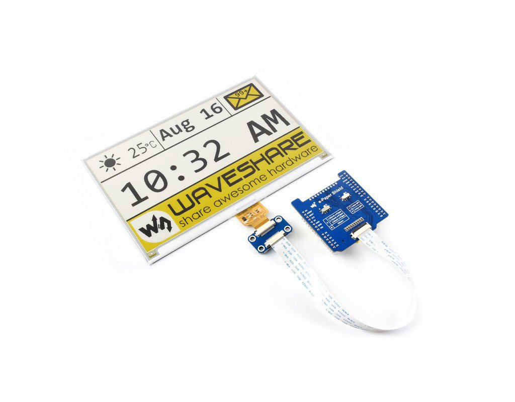 waveshare-universal-e-paper-driver-shield-hat-f-r-arduino-stm32-spi image 4
