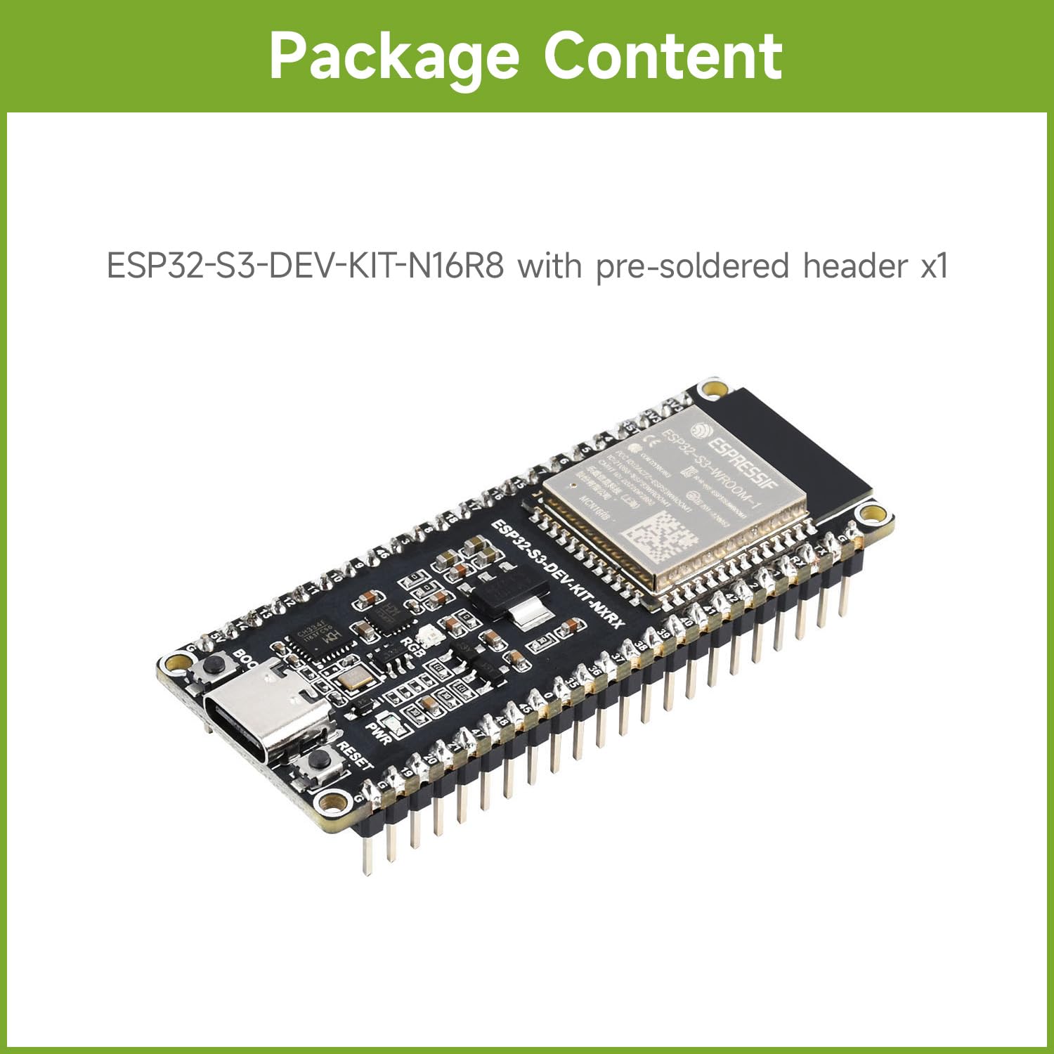 waveshare-esp32-s3-entwicklungsboard-wifi-bluetooth-240mhz-dual-core-16mb-flash- image 2
