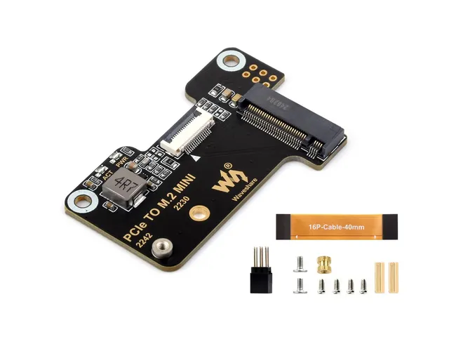 waveshare-pcie-zu-m-2-nvme-hat-mini-adapter-f-r-raspberry-pi-5 image 1