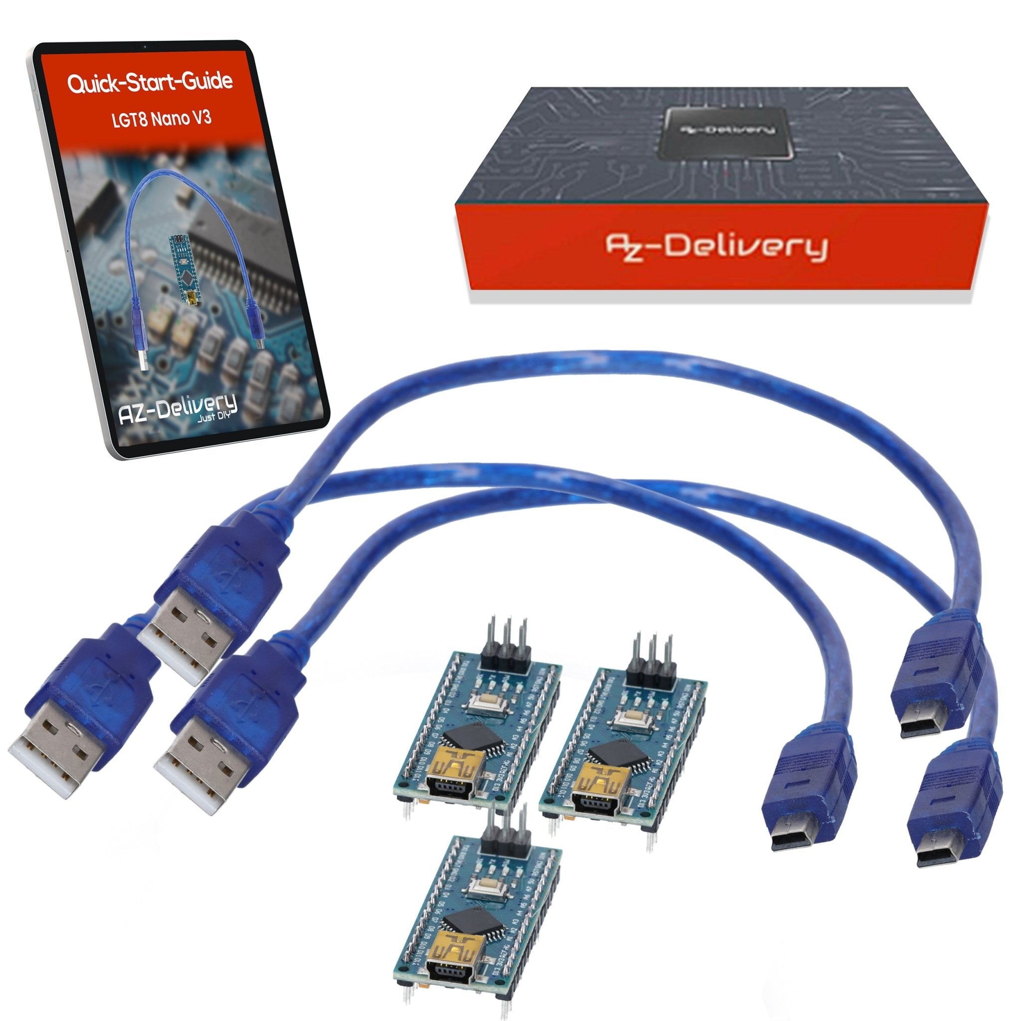 az-delivery-lgt8-nano-v3-mikrocontroller-board-lgt8f328p-ch340-32-mhz-mit-pins-u image 5