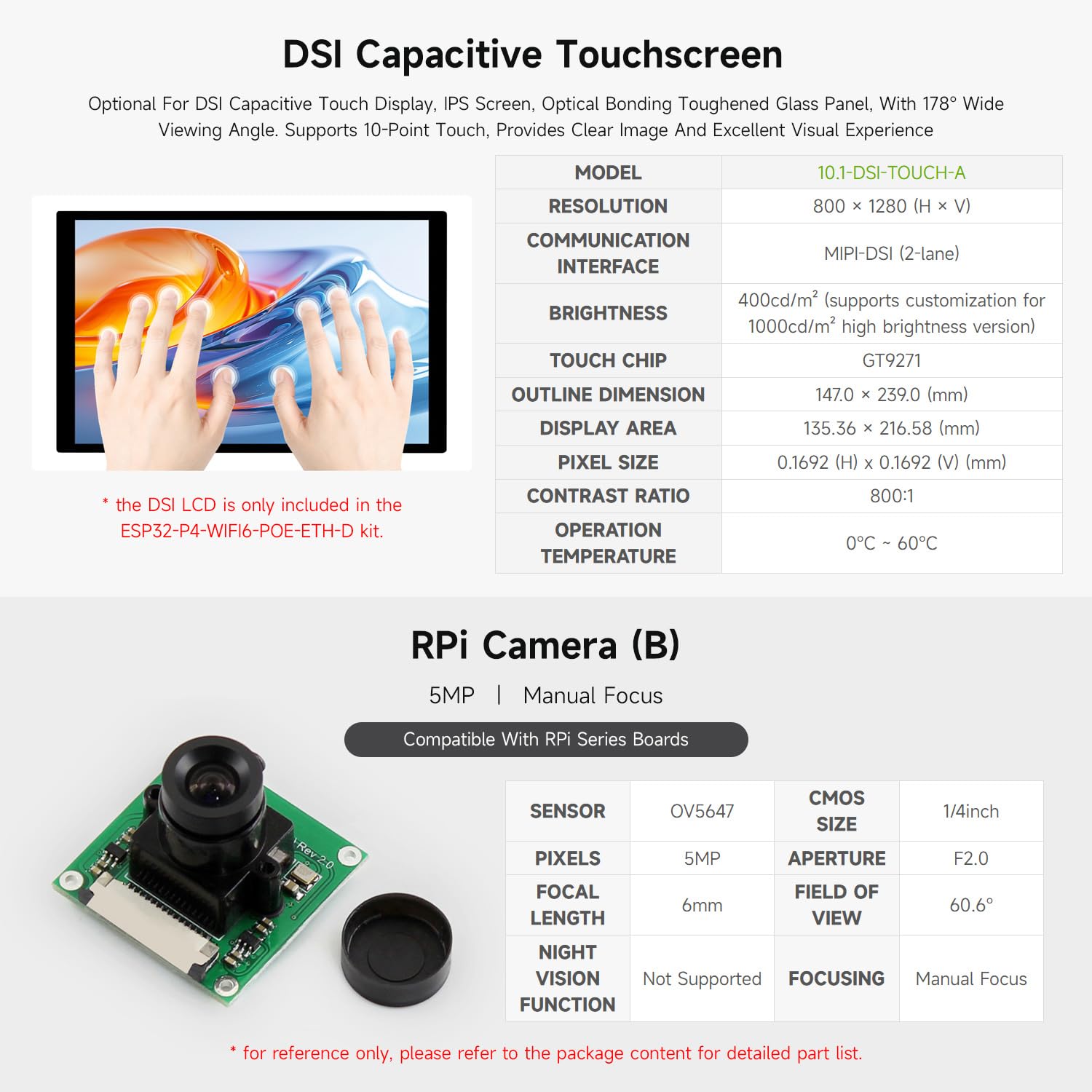 waveshare-esp32-p4-wifi6-poe-eth-d-kit-mit-rpi-kamera-b-und-10-1-zoll-dsi-displa image 6