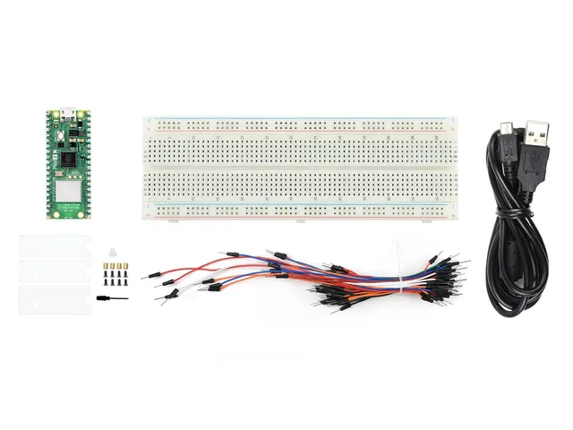 waveshare-pi-pico-2-w-starter-kit-rpi-pico-2-w-mit-rp2350-wifi-bt-header-breadbo image 1