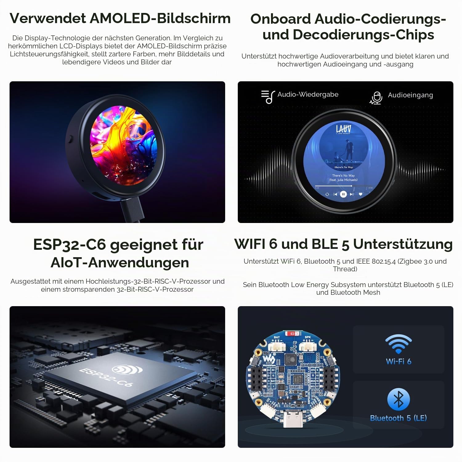waveshare-esp32-c6-1-43-zoll-amoled-round-touch-display-entwicklungsboard-mit-ge image 6