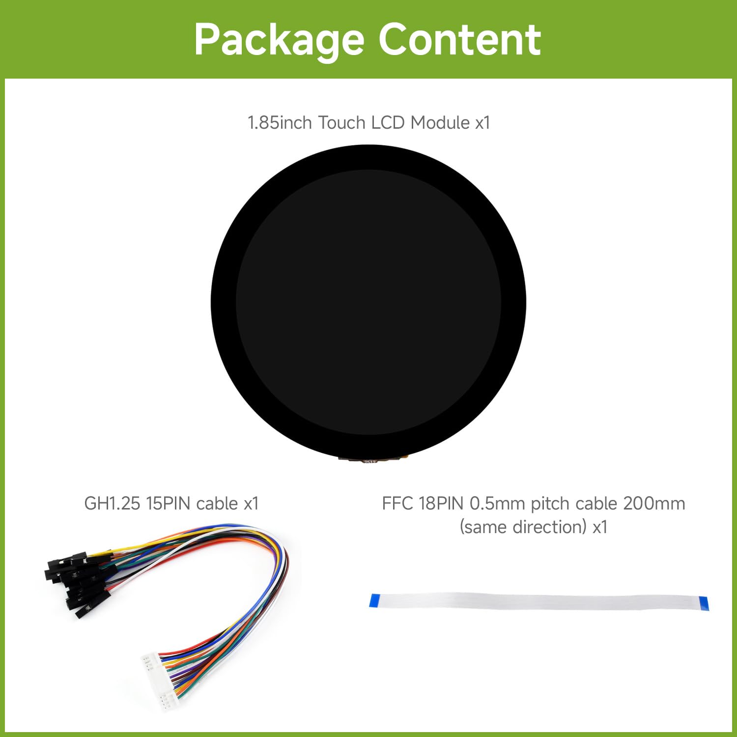 waveshare-1-85-zoll-touch-lcd-displaymodul-360x360-f-r-raspberry-pi-pico image 2