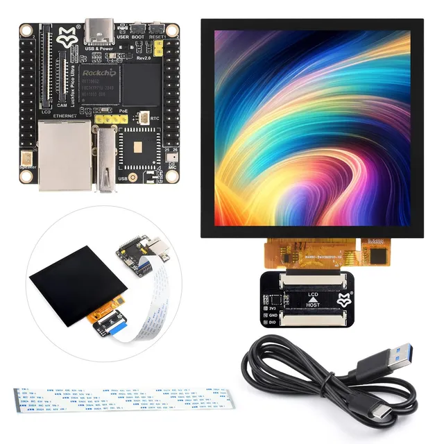 waveshare-luckfox-pico-ultra-rv1106-linux-entwicklungsboard-ohne-wlan-4-zoll-tou image 1