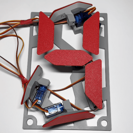 az-delivery-mechanische-7-segment-anzeige-mit-servos-und-esp32-maker-bausatz image 1