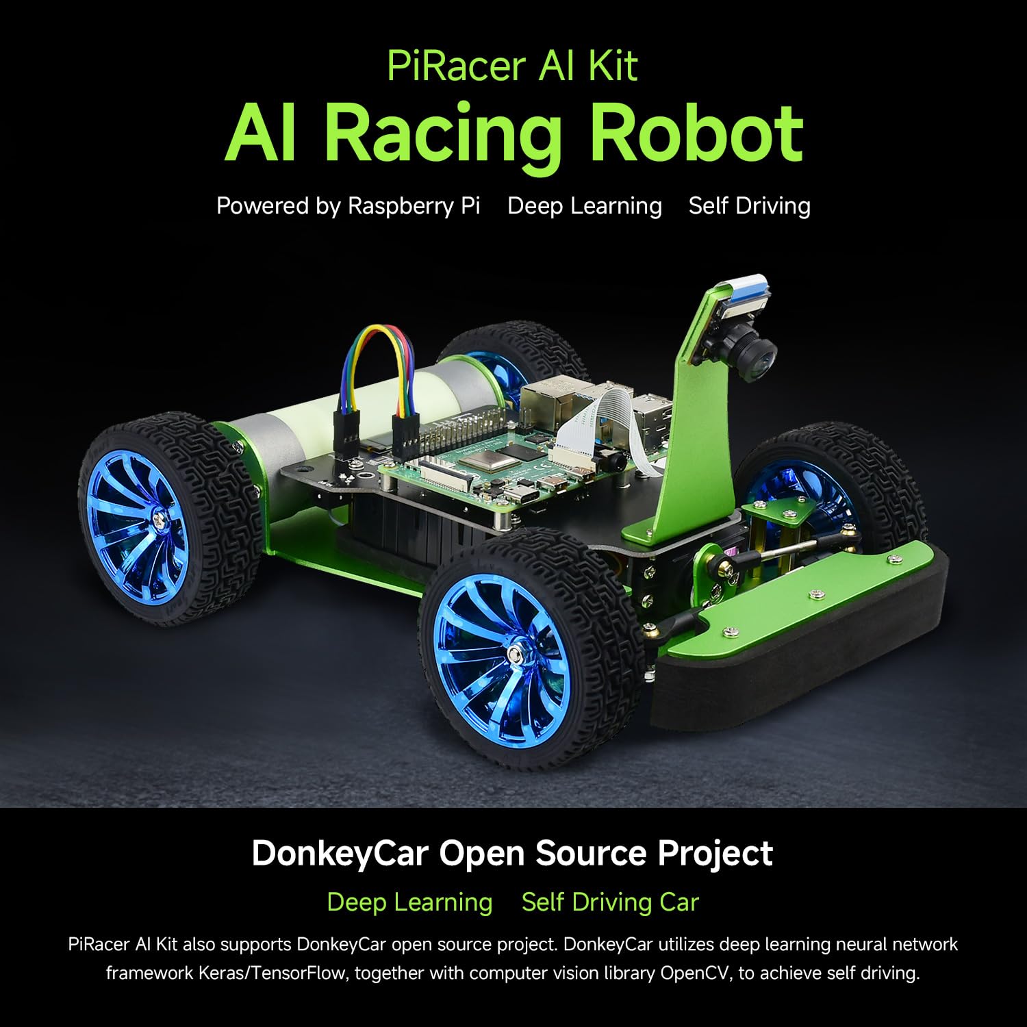 waveshare-piracer-ai-autonomer-rennroboter-mit-pi4b-3gb image 3