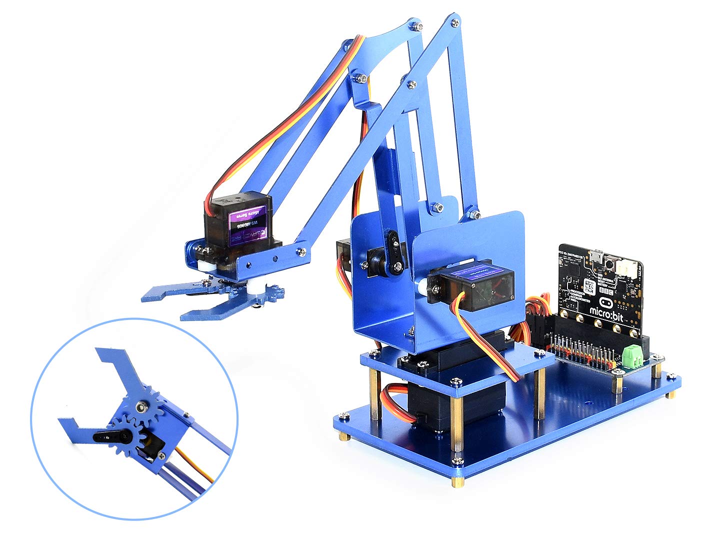 waveshare-4-dof-metall-roboterarm-bausatz-f-r-micro-bit-mit-servo-driver image 2