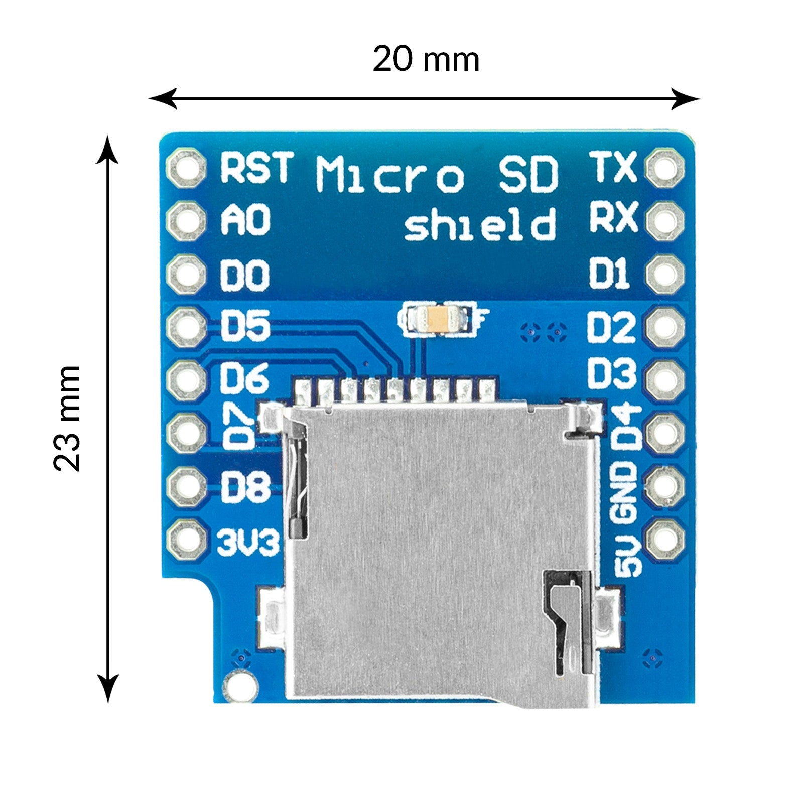 az-delivery-micro-sd-karten-d1-mini-shield-adapter-8-pin-3-3v-mit-spi image 5