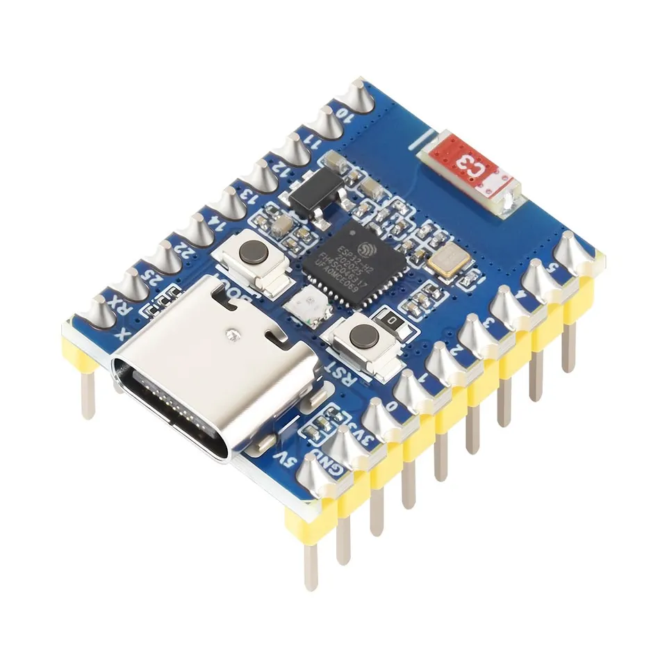 waveshare-esp32-h2-mini-development-board-esp32-h2fh4s-ble-zigbee-thread image 1