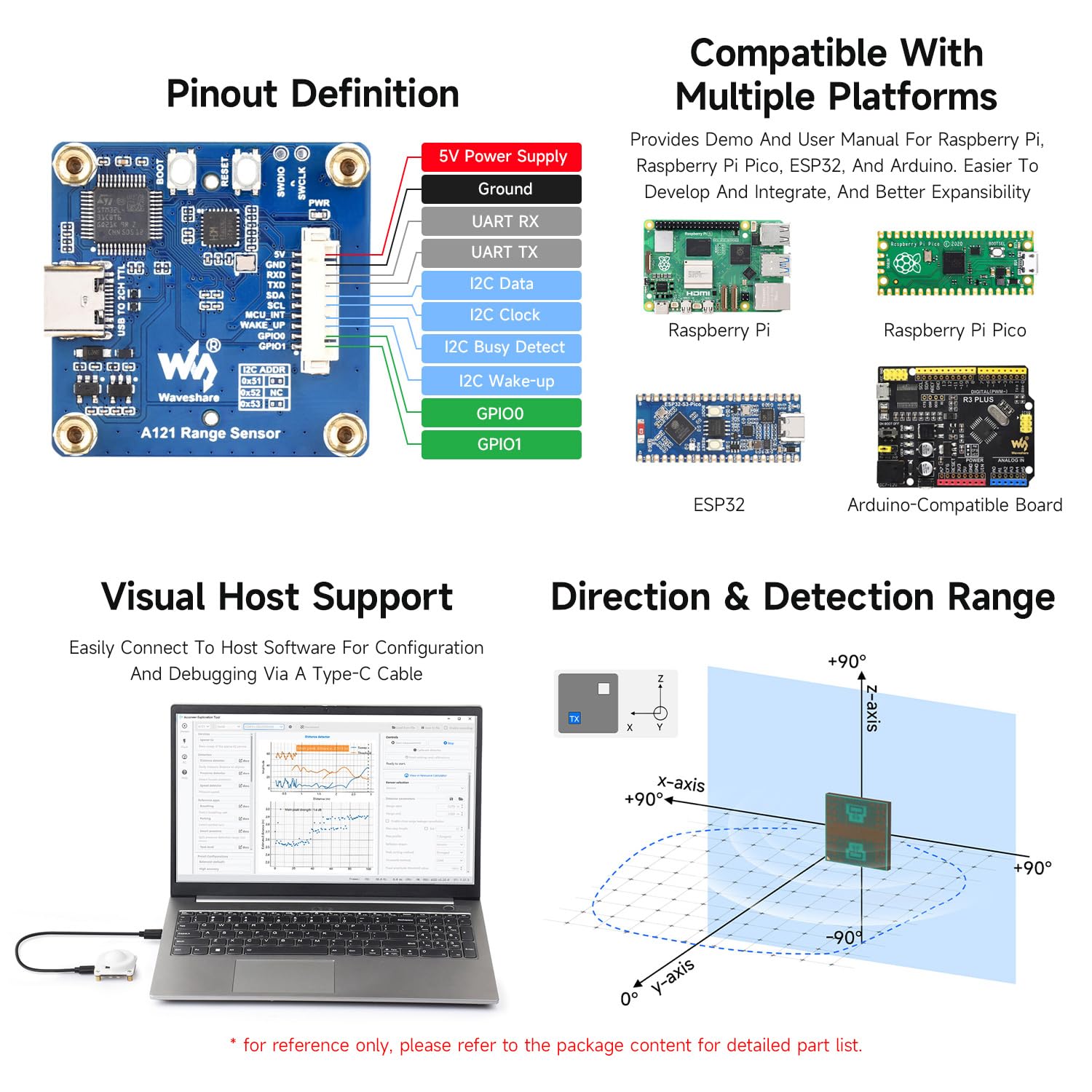 waveshare-a121-range-sensor-box-60ghz-mmwave-radar-modul-acconeer-pcr-mikro-bewe image 5