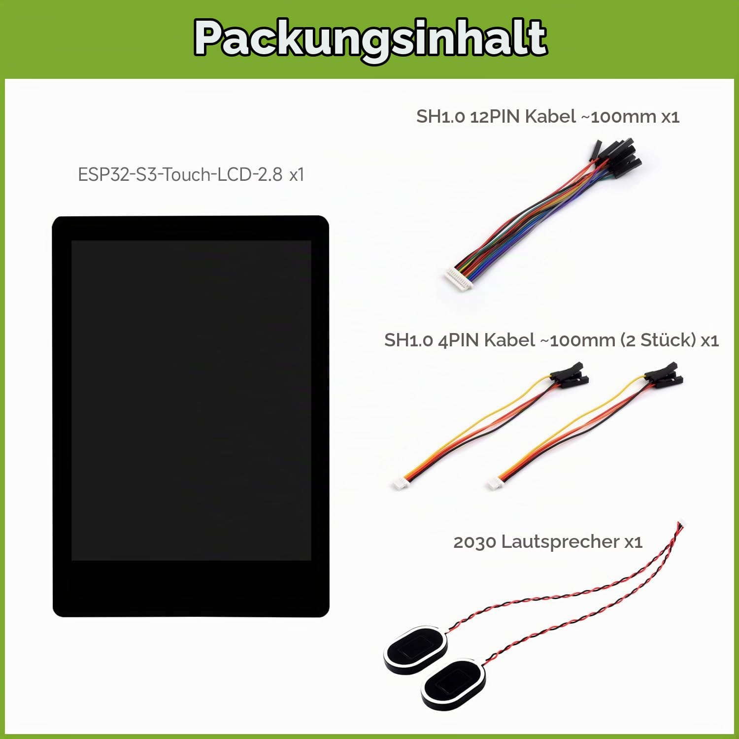 waveshare-esp32-s3-2-8-zoll-kapazitives-touch-display-entwicklungsboard-240x320- image 2