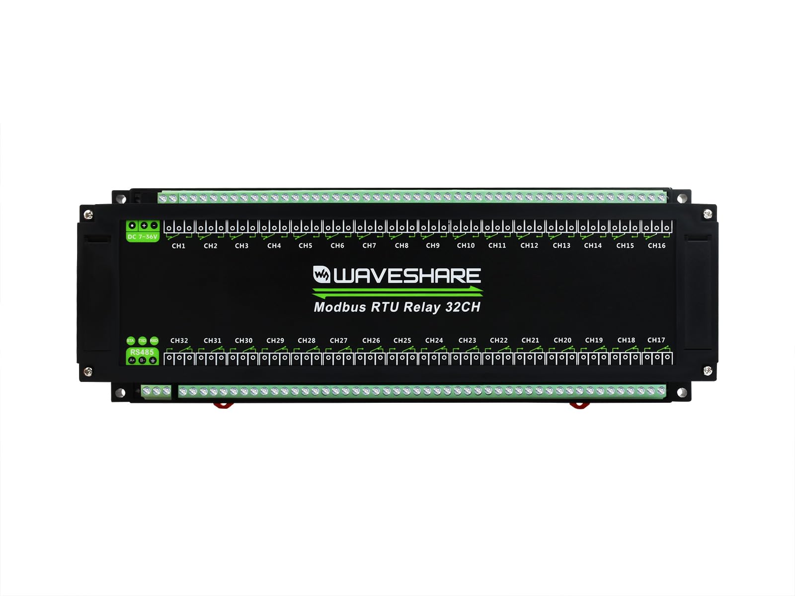 waveshare-modbus-rtu-32-kanal-relaismodul-rs485-10a-f-r-industrie-und-smart-home image 1