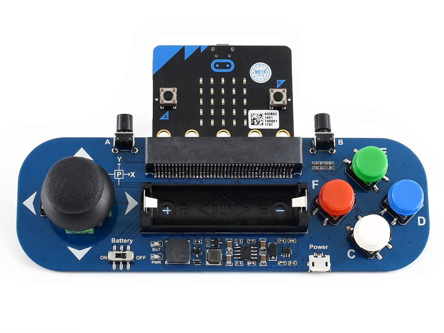 waveshare-gamepad-erweiterungsmodul-joystick-f-r-micro-bit-mini-spielkonsole-mit image 2
