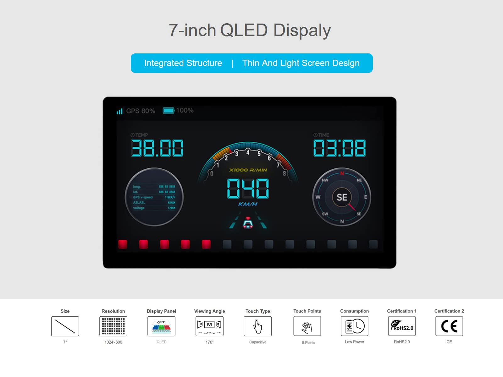 waveshare-7-zoll-qled-touch-display-1024x600-mit-entwicklungsadapter image 3