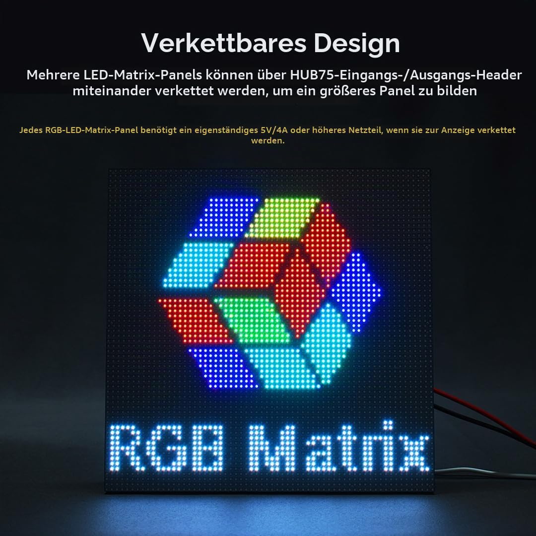 waveshare-rgb-led-matrix-panel-64x32-pixel-5mm-pitch-dimmbar image 6