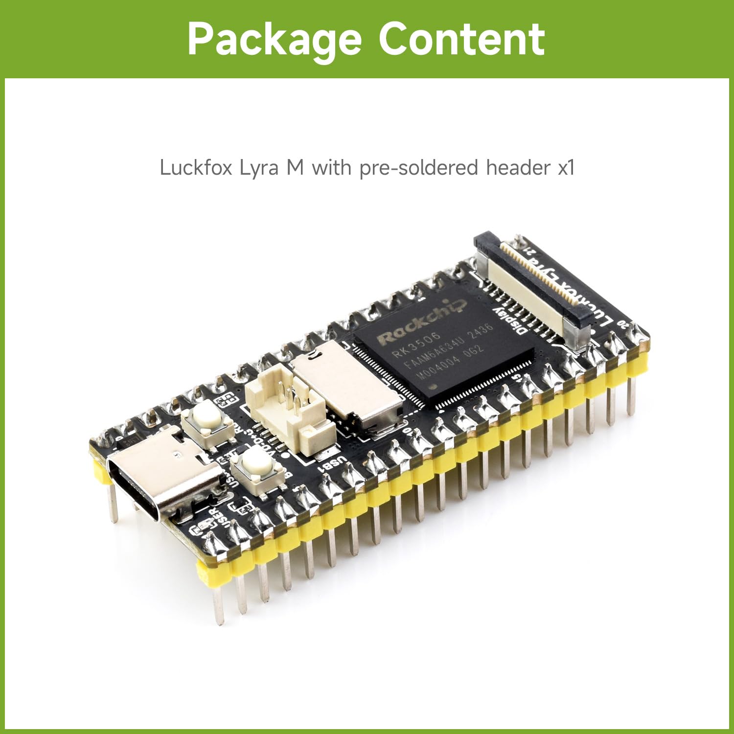 waveshare-luckfox-lyra-rk3506g2-linux-mikro-entwicklungsboard-mit-header-triple- image 2