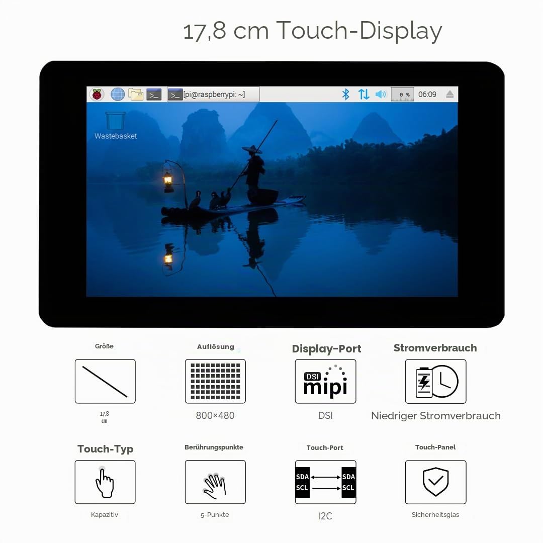 waveshare-7-zoll-dsi-touch-display-800x480-kapazitiv-f-r-raspberry-pi-5-4b-3b image 3