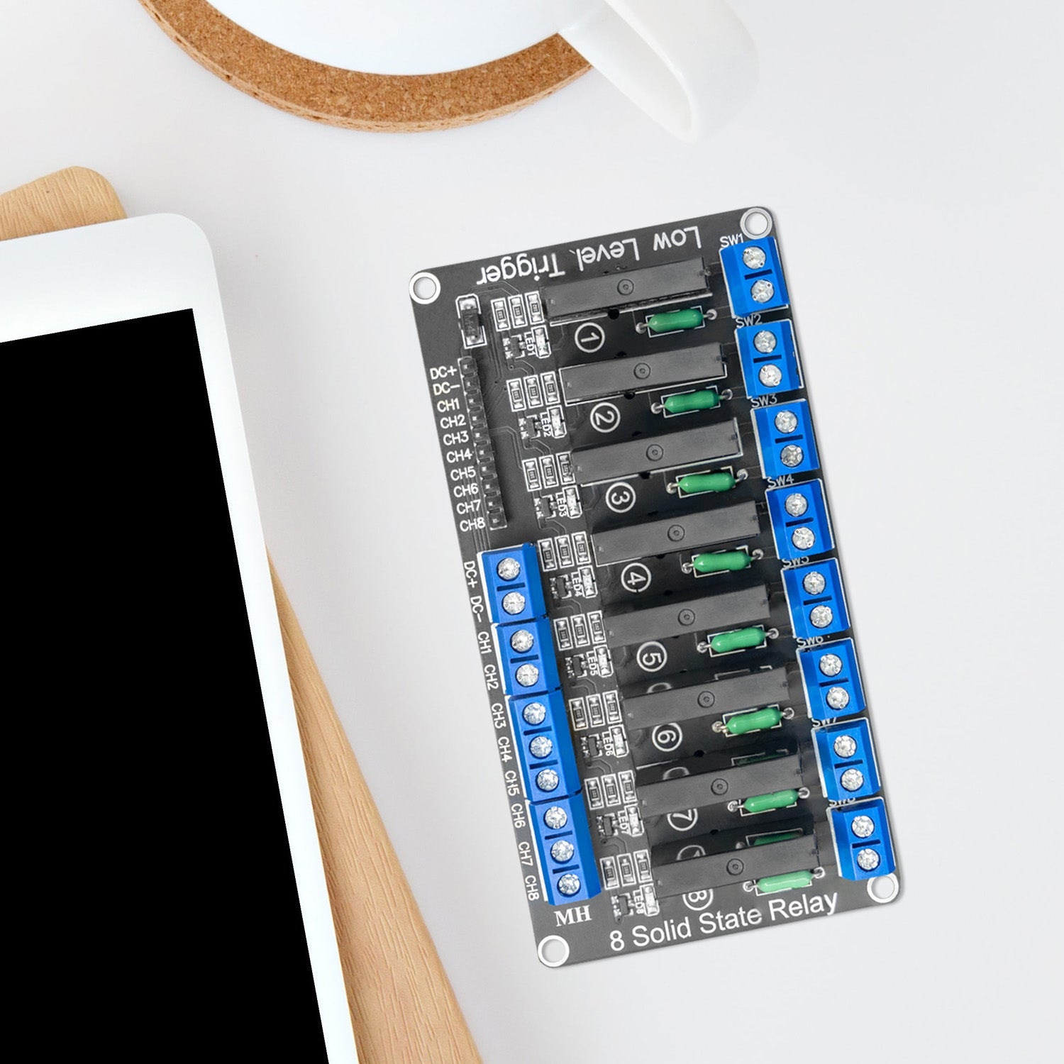 az-delivery-8-kanal-solid-state-relais-5v-low-level-100-240v-2a image 6