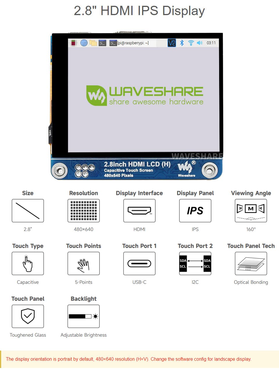 waveshare-2-8-zoll-hdmi-ips-lcd-display-h-480x640-touch-f-r-raspberry-pi image 3