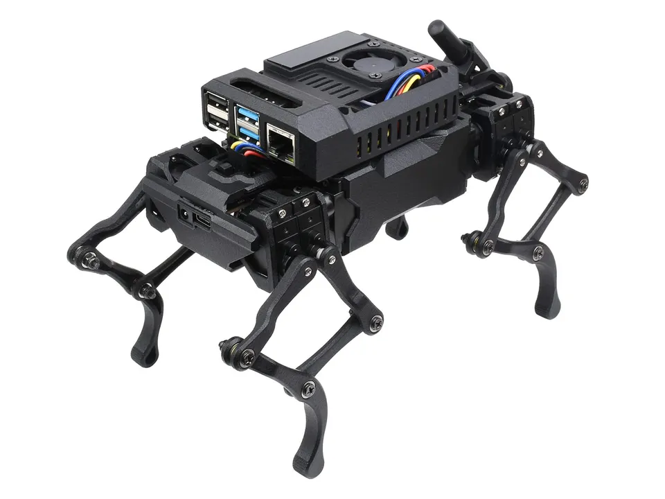 waveshare-wavego-12-dof-bionischer-roboterhund-bausatz-f-r-esp32-und-raspberry-p image 1